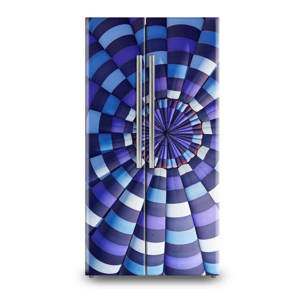 Tropical Green Leaves Fridge Wallpaper | Lush Refrigerator Sticker