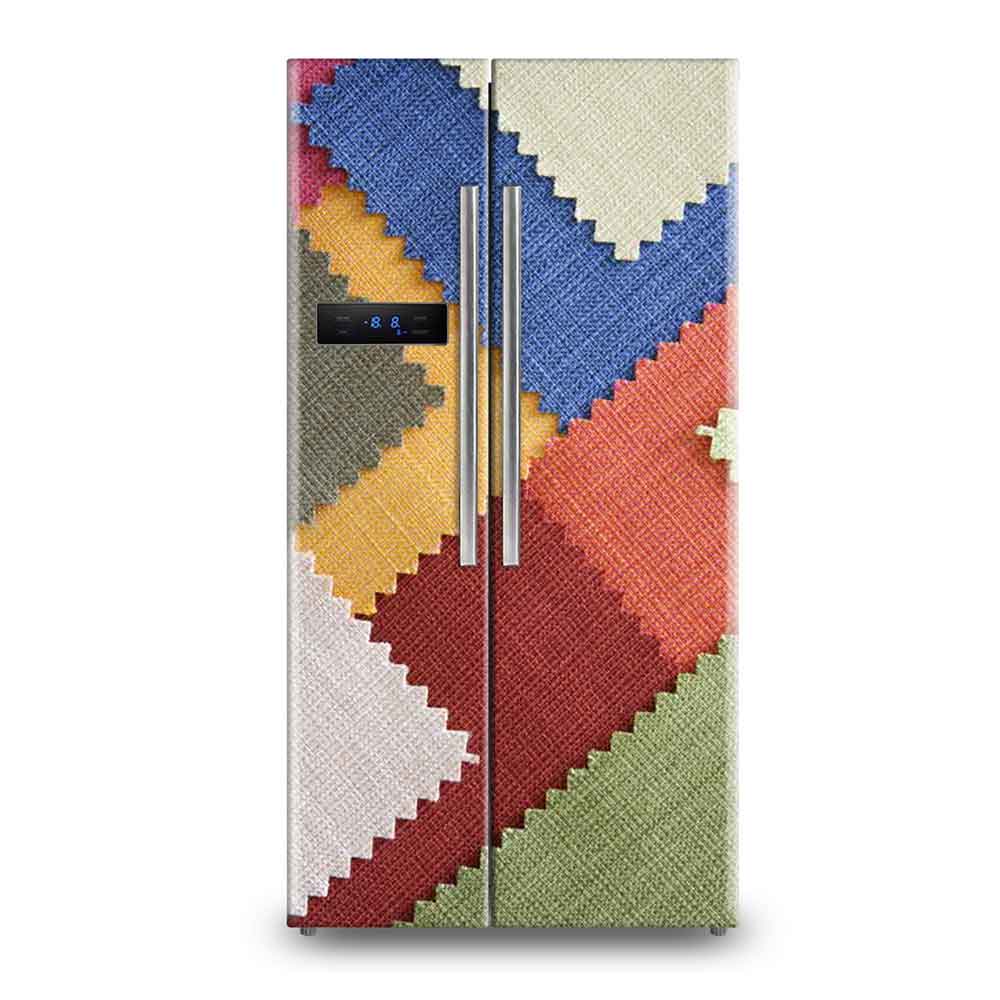 Modern Geometric 3D Fridge Wallpaper Sticker