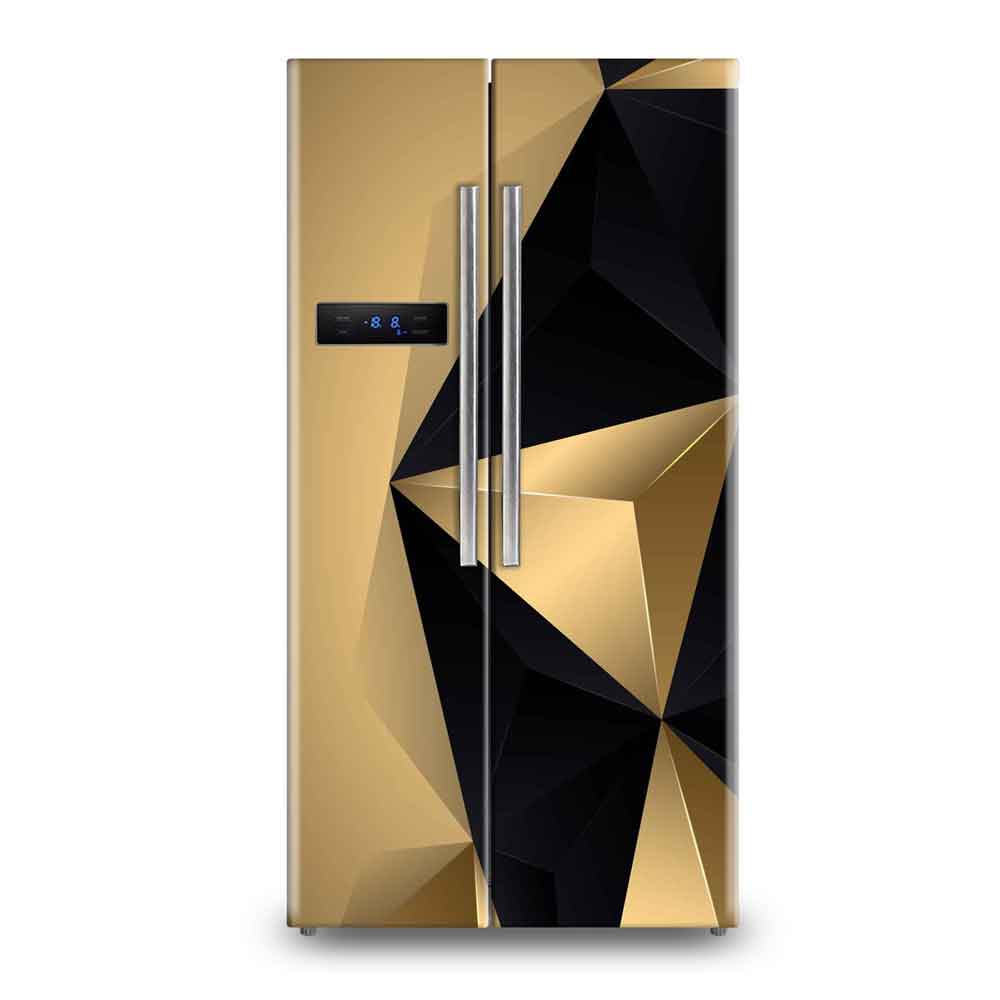 Realistic Green Bamboo Forest Fridge Sticker - Nature Kitchen Decal