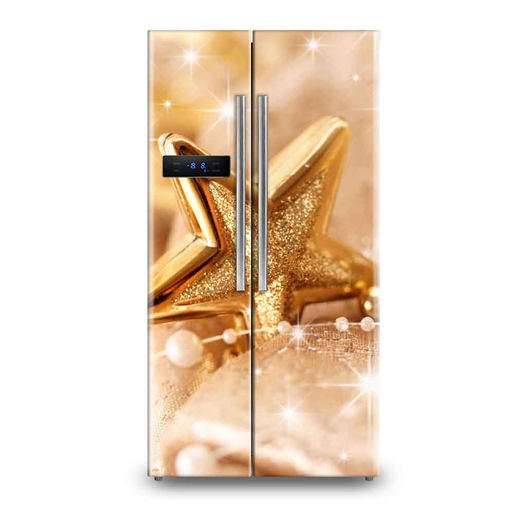 Serene Beach Landscape Fridge Wallpaper Sticker - Tropical Paradise Decal