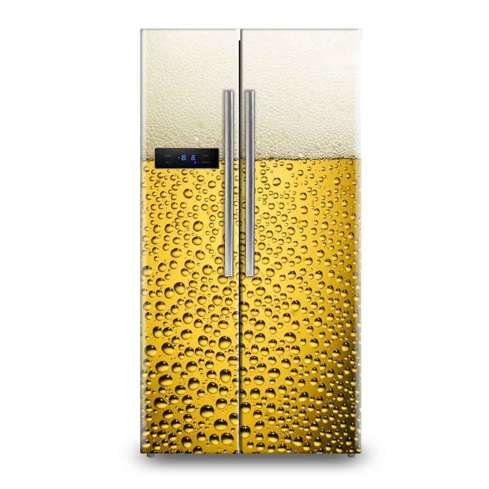 Cartoon Chef & Utensils Kitchen Fridge Wallpaper | Funny Fridge Sticker