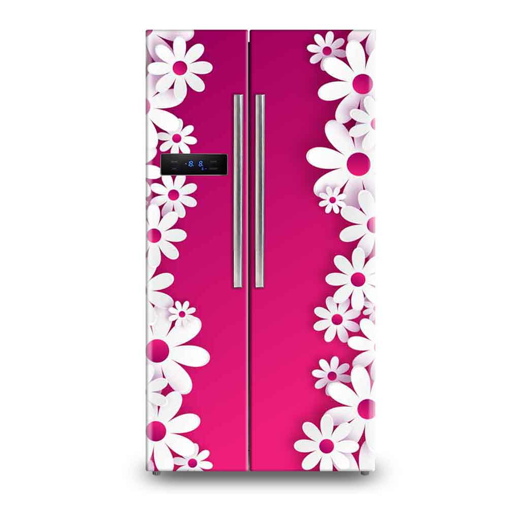 Traditional Indian Folk Art Fridge Wallpaper | Mandala-Style Fridge Sticker