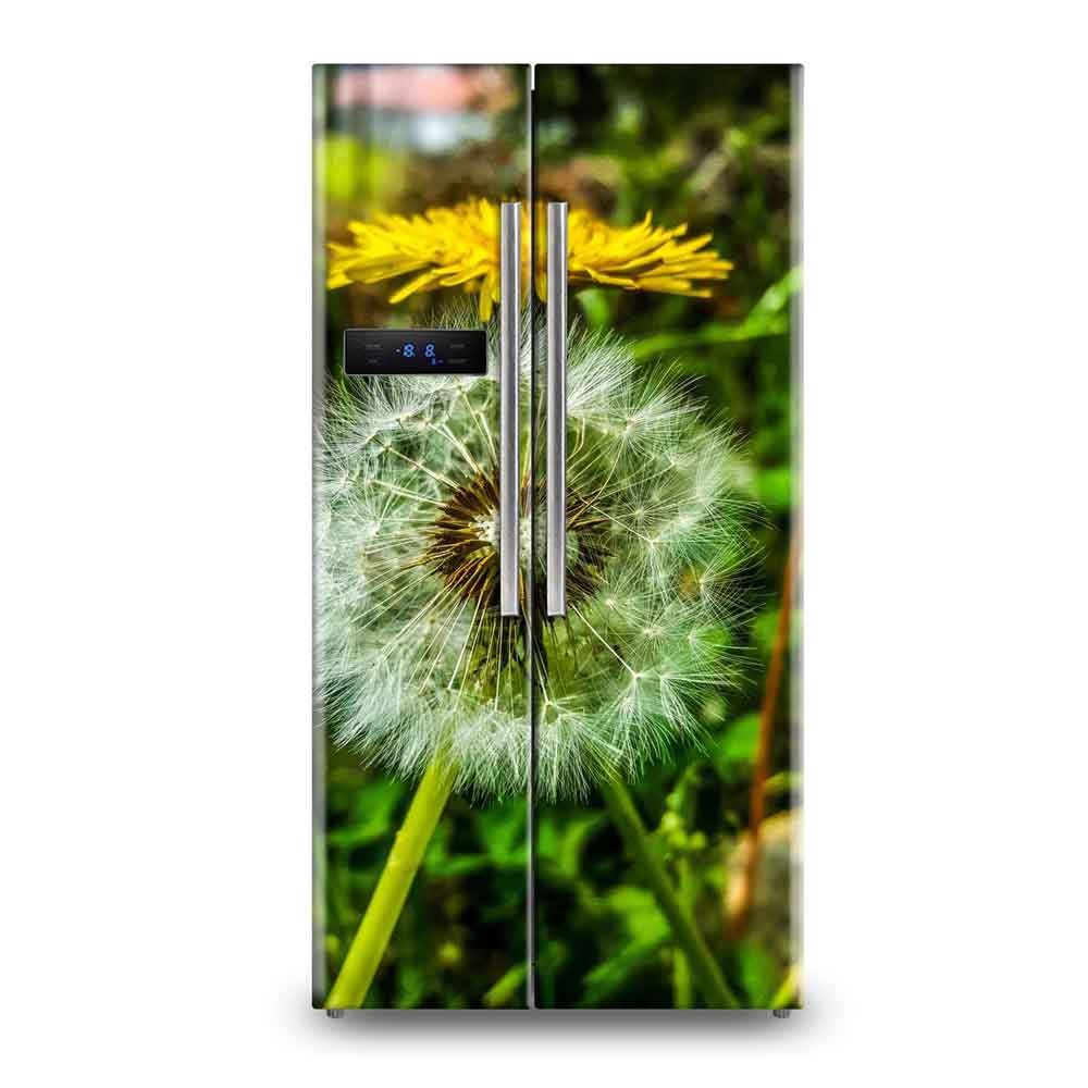 Underwater World Scene Fridge Wallpaper Sticker - Coral Reef & Colorful Fish Vinyl Wrap