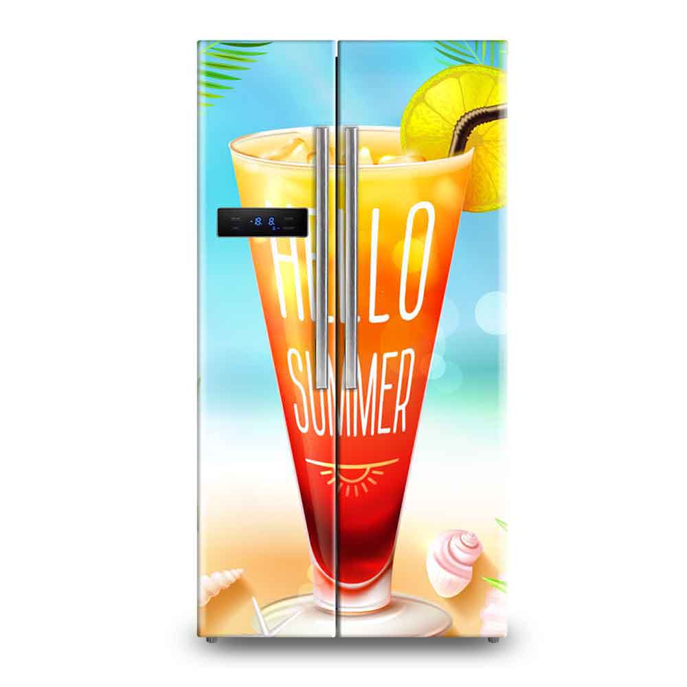 Realistic Brick Wall Fridge Sticker Decal - 3D Textured Wallpaper