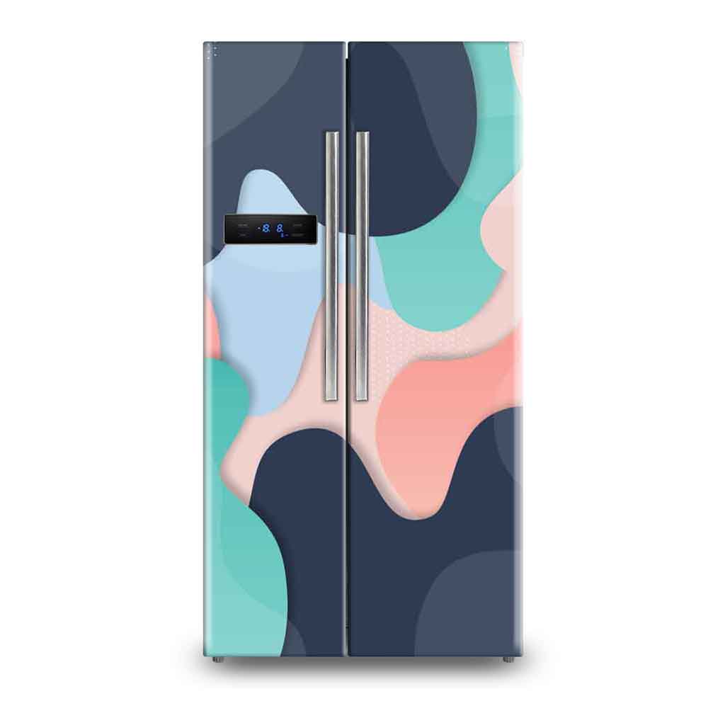 Scenic Coastal Beach Landscape Fridge Sticker Decal