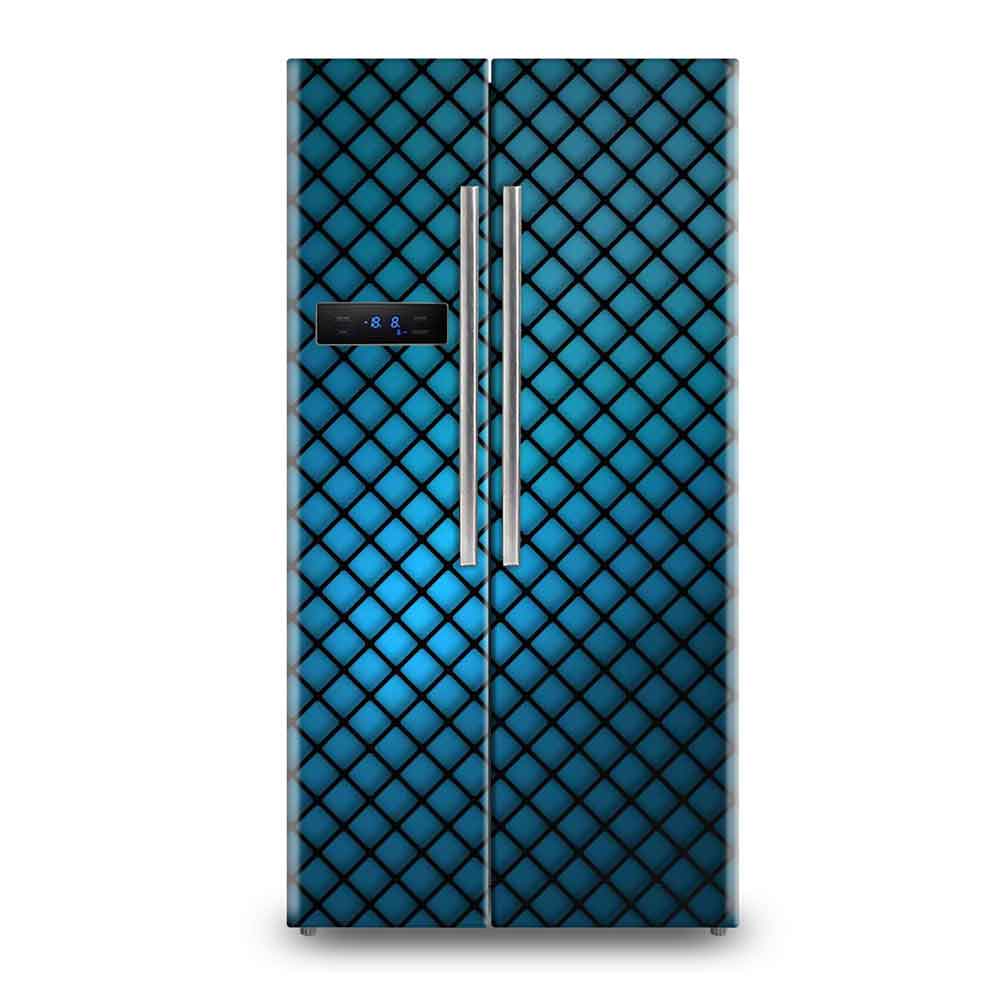 Artistic Monstera & Philodendron Leaves Refrigerator Sticker Wrap