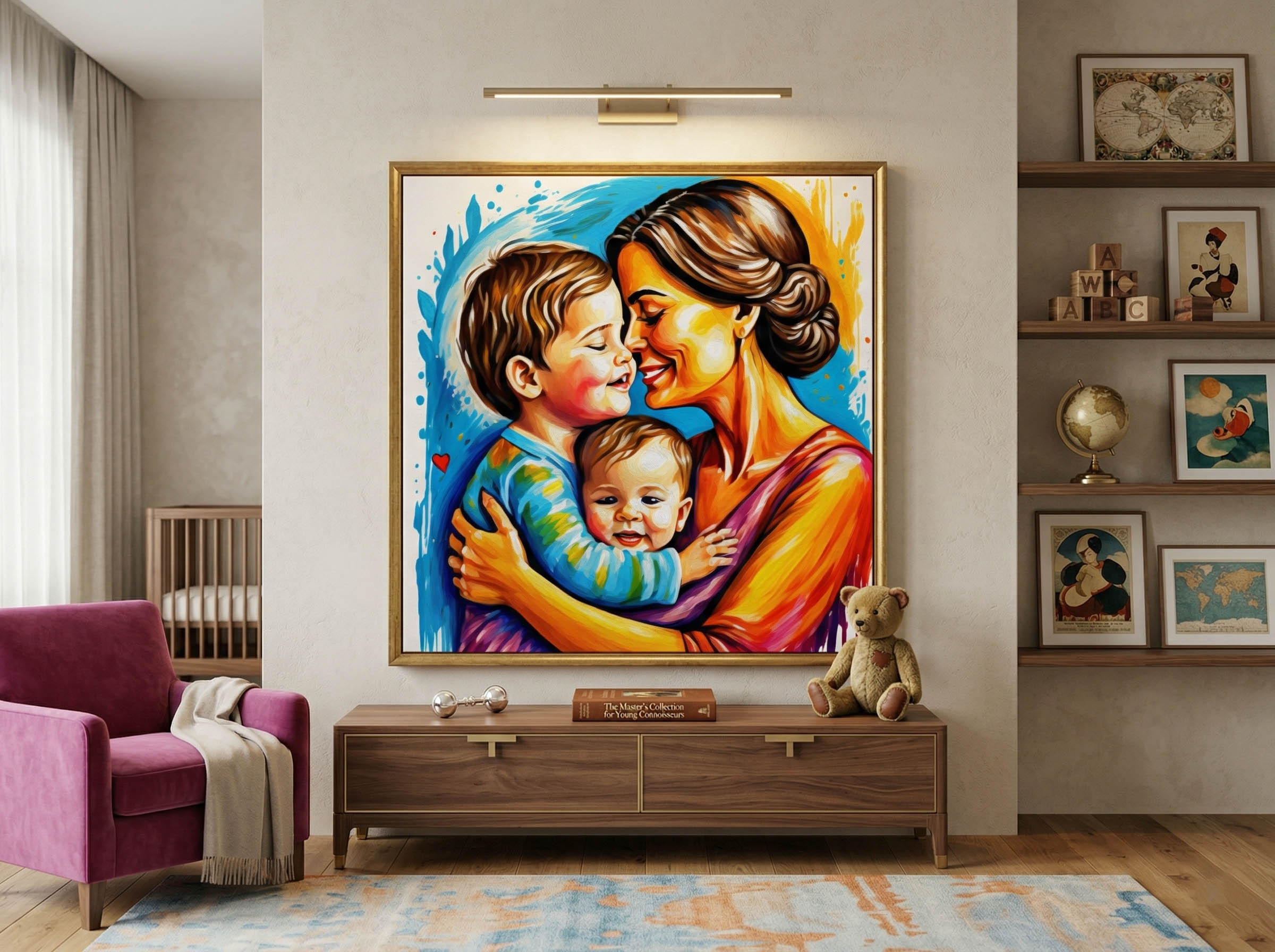 Mother and Baby canvas — collection