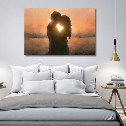 Ocean Sunrise Framed Canvas Prints – view 4