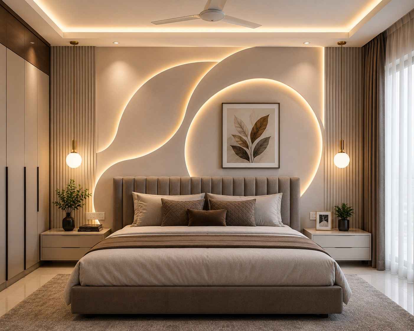 POP Wall Design for Bedroom