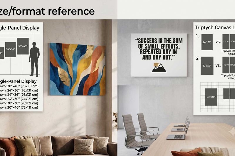 Pre-Designed Canvas: Ready-to-Hang Wall Art for Every Room