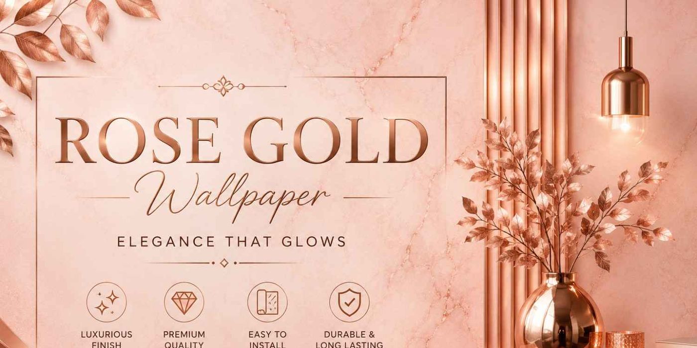 Rose Gold Wallpaper: The Complete Guide to Styling Your Space the Right Way