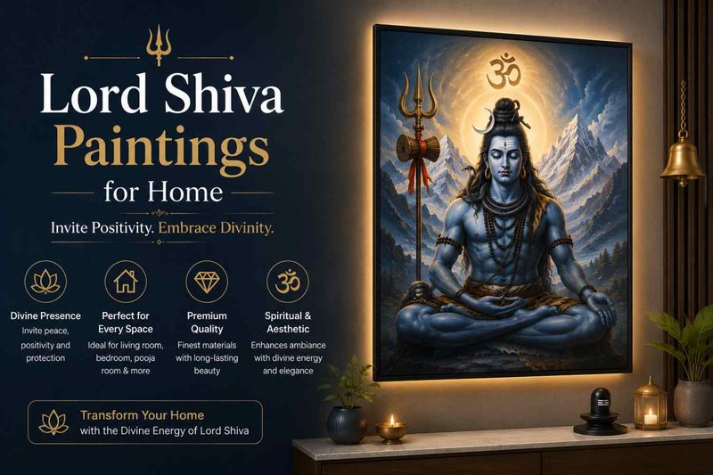 Lord Shiva Paintings for Home: What to Buy and Where to Put It