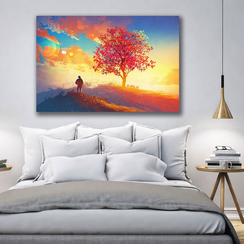 Radiant Sun Rays Custom Canvas Wall Art – view 4