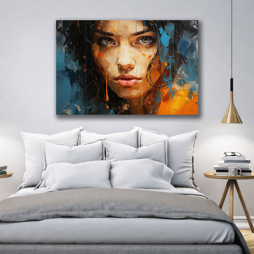 Urban Energy Abstract Wall Canvas – view 4