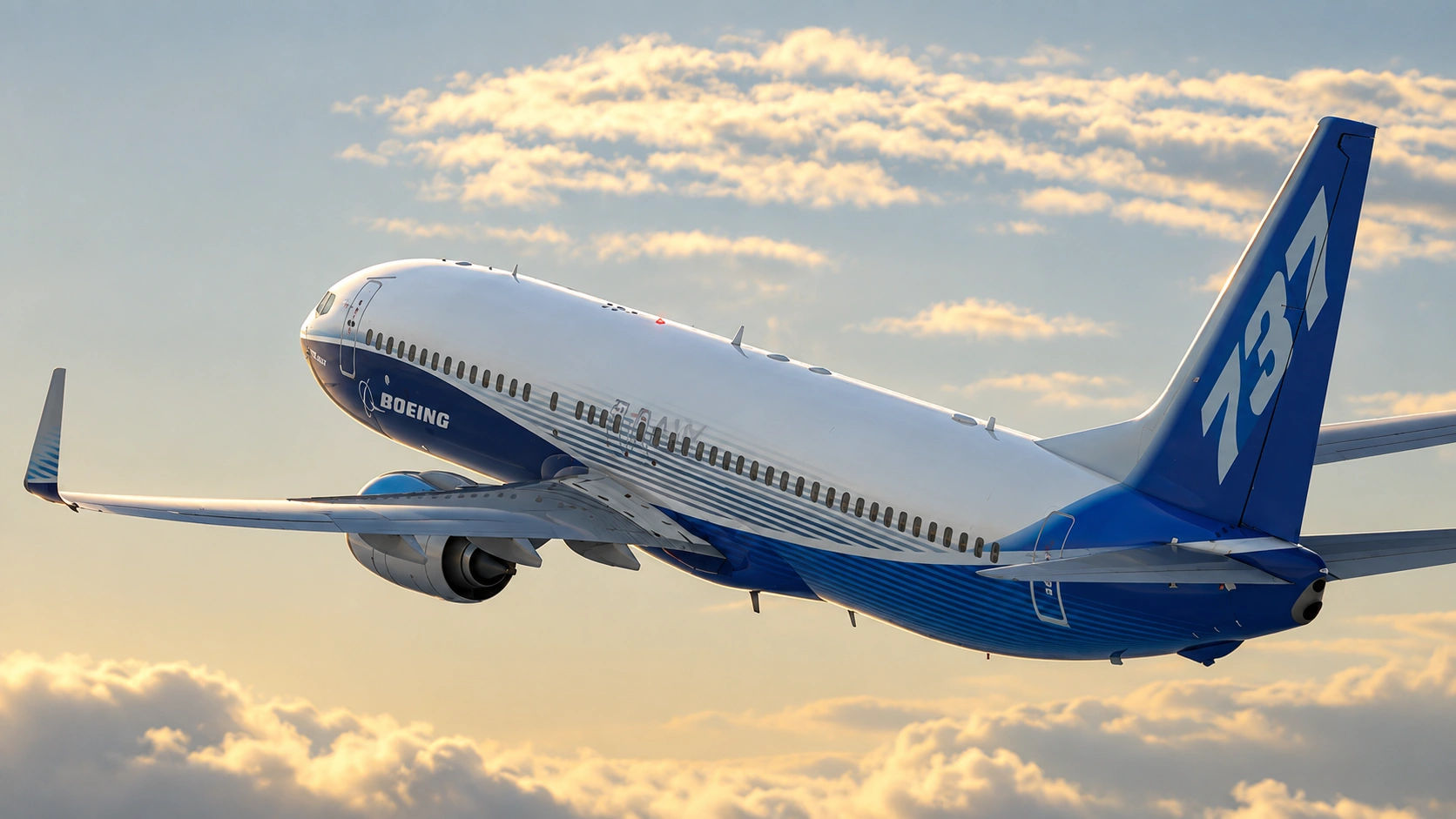 Boeing Commercial Airplanes Boeing 737 NG aircraft in flight