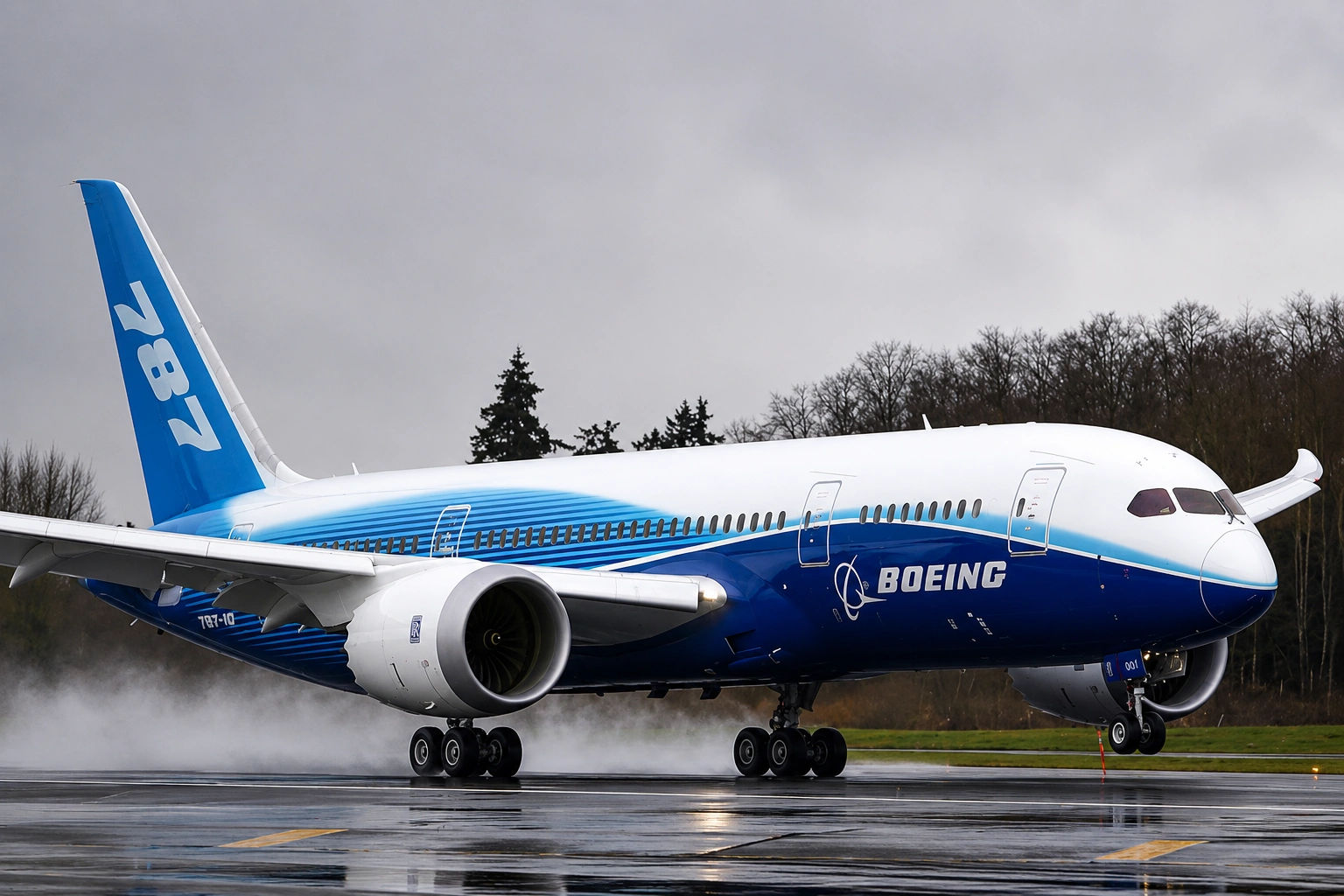 Boeing Commercial Airplanes Boeing 787 aircraft in flight