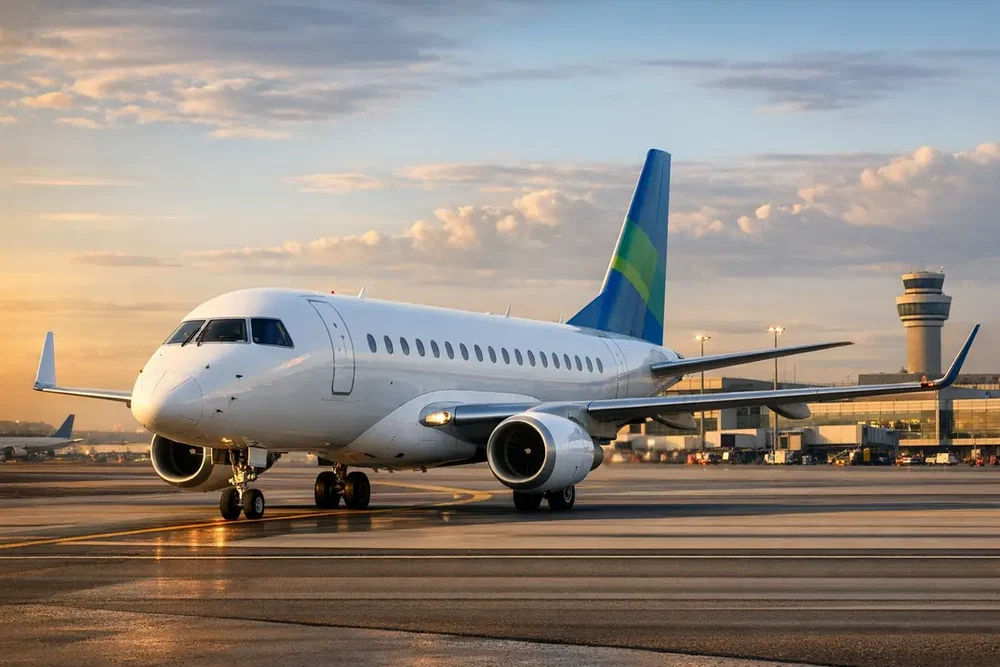 Embraer Embraer E175 aircraft in flight