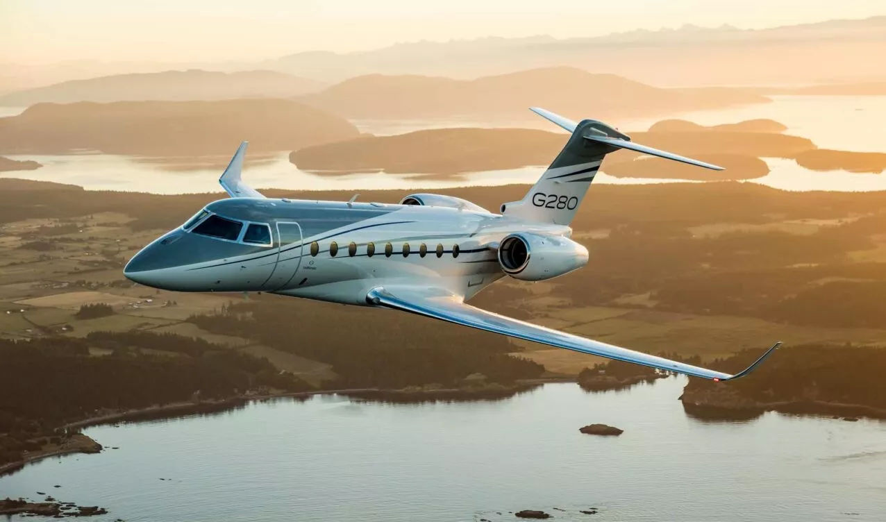 Gulfstream Aerospace / Israel Aerospace Industries Gulfstream G280 aircraft in flight
