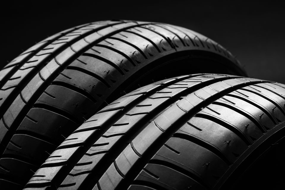 A close-up image of tyres made with meticulous design and accuracy