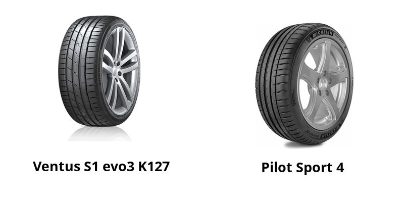 Hankook Ventus S1 evo3 K127 vs Michelin Pilot Sport 4