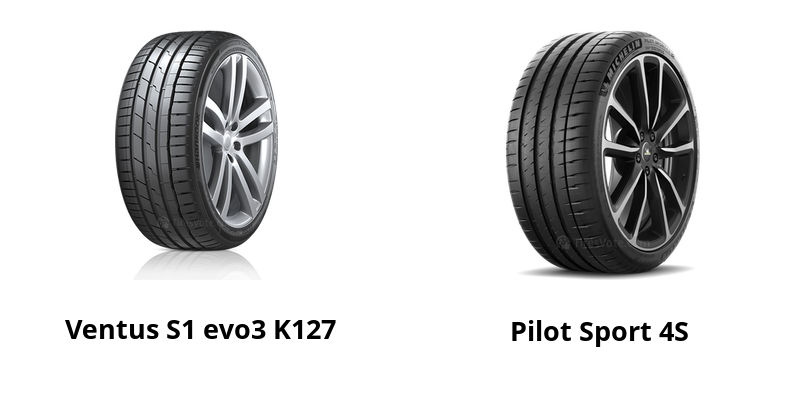 Hankook Ventus S1 evo3 K127 vs Michelin Pilot Sport 4S