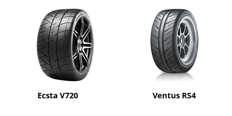 Kumho Ecsta V720 vs Hankook Ventus RS4