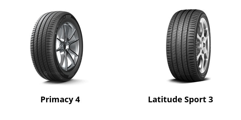 Michelin Primacy 4 vs Michelin Latitude Sport 3