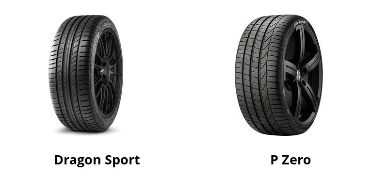 Pirelli Dragon Sport vs Pirelli P Zero