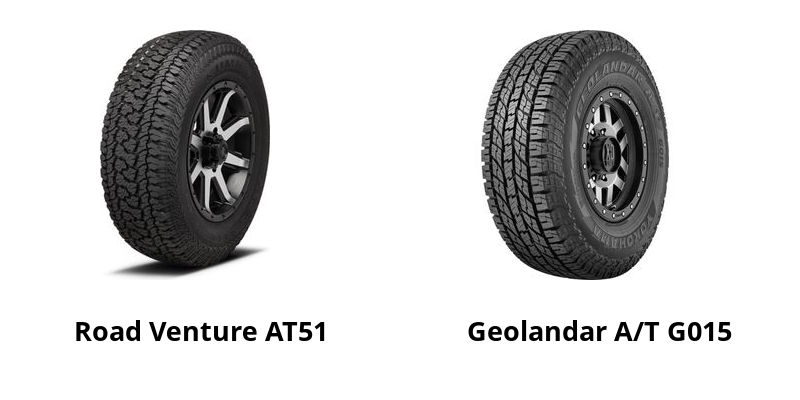 Kumho Road Venture AT51 vs Yokohama Geolandar A/T G015