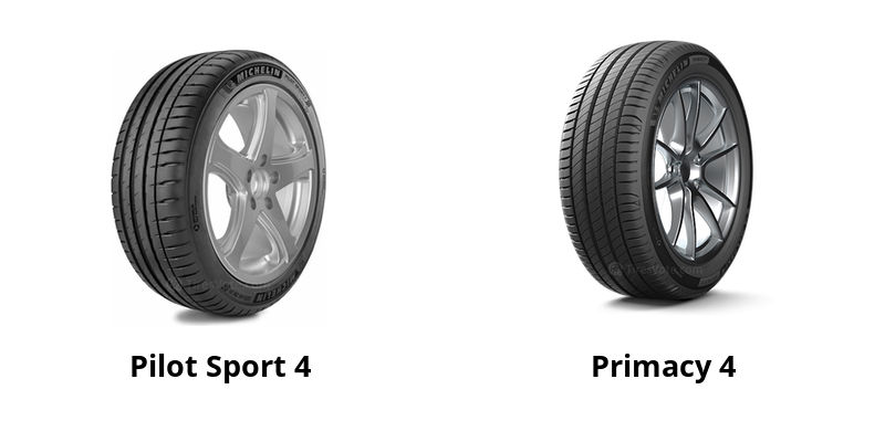 Michelin Pilot Sport 4 vs Michelin Primacy 4