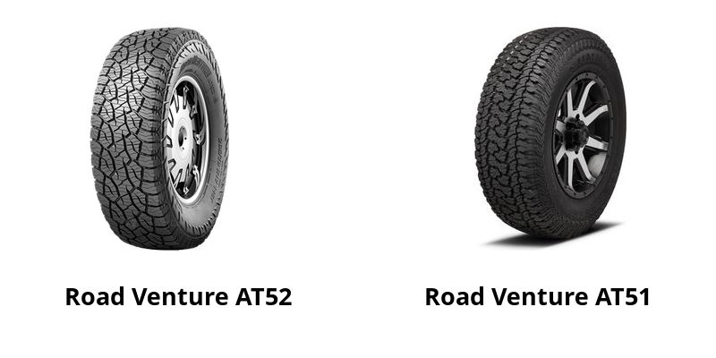 Kumho Road Venture AT52 vs Kumho Road Venture AT51