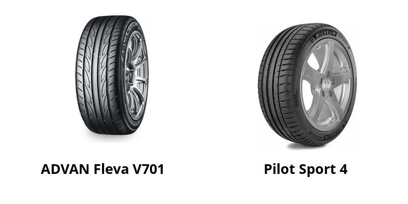 Yokohama ADVAN Fleva V701 vs Michelin Pilot Sport 4