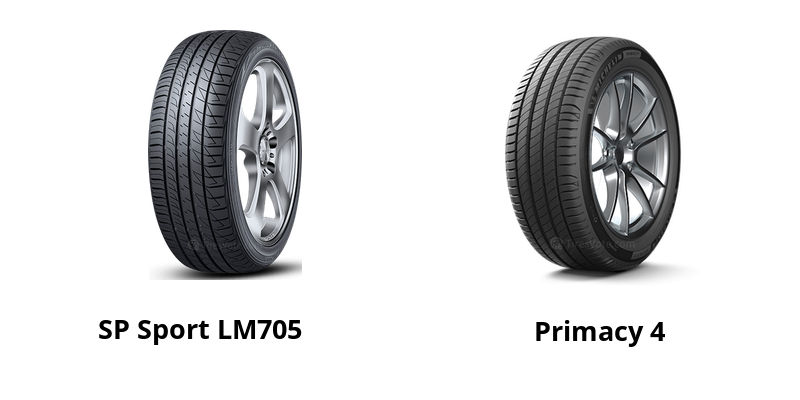 Dunlop SP Sport LM705 vs Michelin Primacy 4