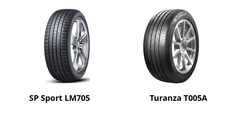 Dunlop SP Sport LM705 vs Bridgestone Turanza T005A