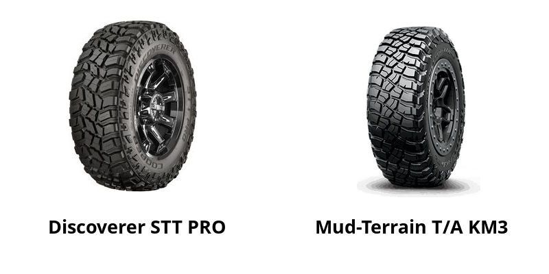 Cooper Discoverer STT PRO vs BFGoodrich Mud-Terrain T/A KM3