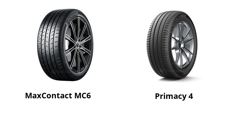 Continental MaxContact MC6 vs Michelin Primacy 4