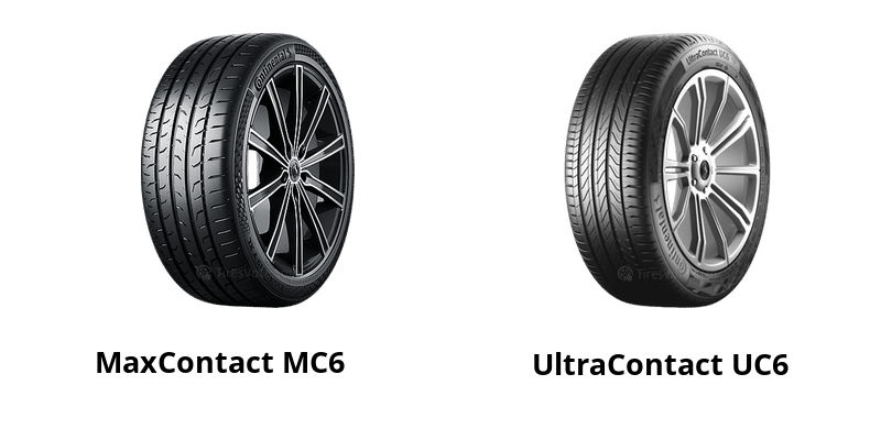 Continental MaxContact MC6 vs Continental UltraContact UC6