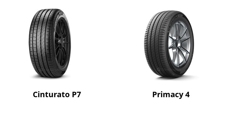 Pirelli Cinturato P7 vs Michelin Primacy 4