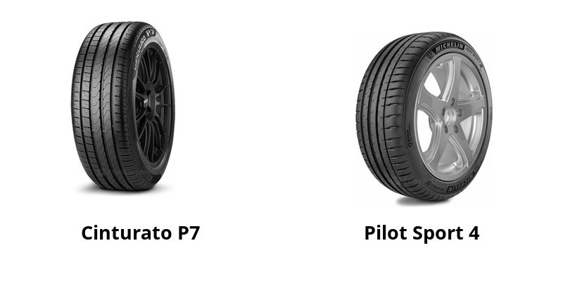 Pirelli Cinturato P7 vs Michelin Pilot Sport 4