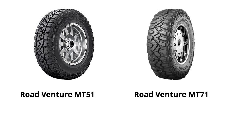 Kumho Road Venture MT51 vs Kumho Road Venture MT71