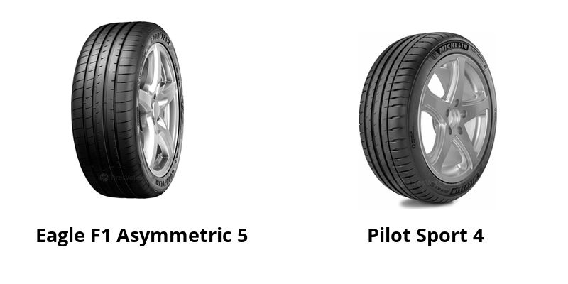 Goodyear Eagle F1 Asymmetric 5 vs Michelin Pilot Sport 4