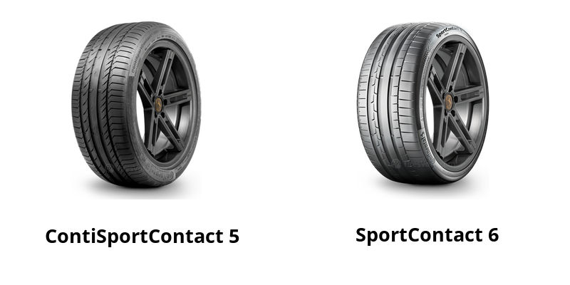 Continental ContiSportContact 5 vs Continental SportContact 6