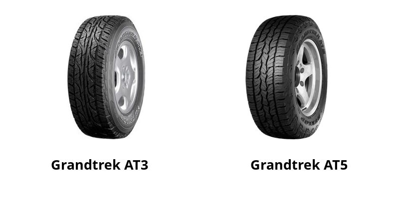 Dunlop Grandtrek AT3 vs Dunlop Grandtrek AT5