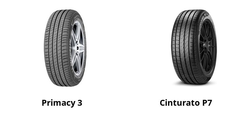 Michelin Primacy 3 vs Pirelli Cinturato P7