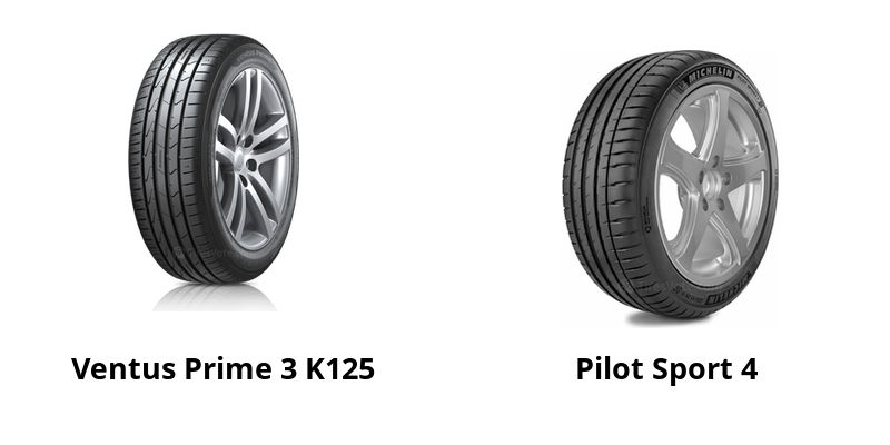 Hankook Ventus Prime 3 K125 vs Michelin Pilot Sport 4