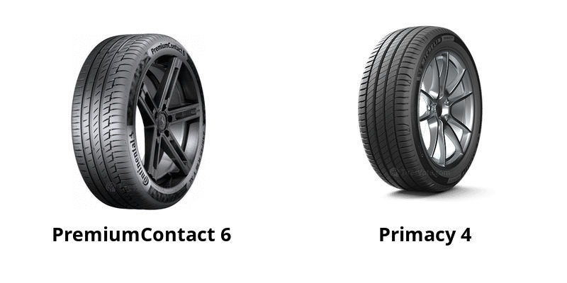 Continental PremiumContact 6 vs Michelin Primacy 4