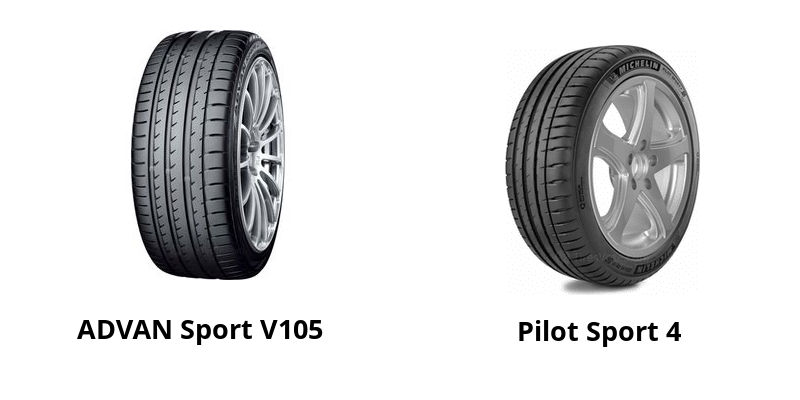 Yokohama ADVAN Sport V105 vs Michelin Pilot Sport 4