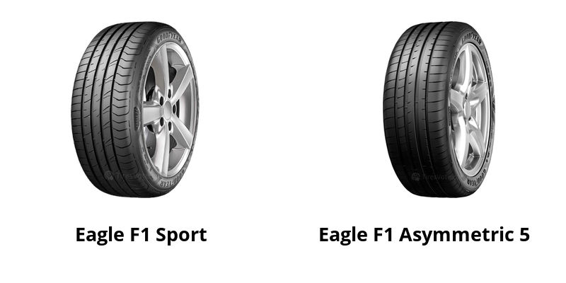 Goodyear Eagle F1 Sport vs Goodyear Eagle F1 Asymmetric 5