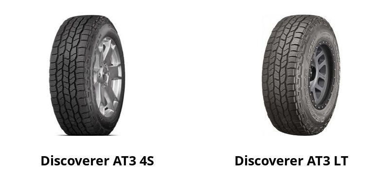 Cooper Discoverer AT3 4S vs Cooper Discoverer AT3 LT