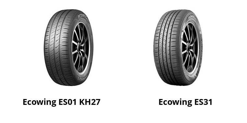 Kumho Ecowing ES01 KH27 vs Kumho Ecowing ES31